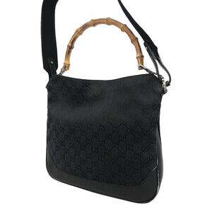 Gucci handbag bamboo shoulder bag